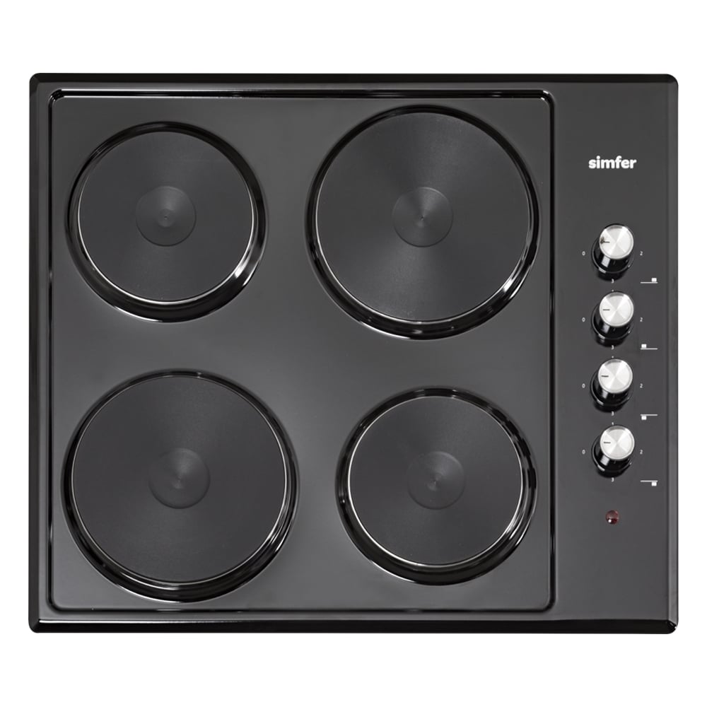 Изображение товара Электрическая варочная панель SImfer черная 4 конфорки H60E04B016