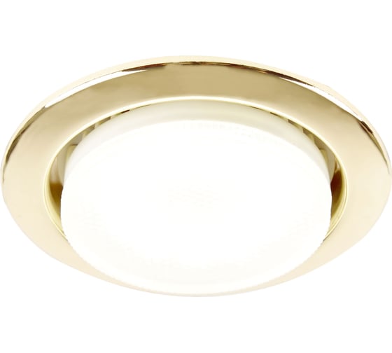 Изображение товара Встраиваемый светильник General Lighting Systems GX53, 108х38мм, золото, IP20, 10шт GCL-10GX53-H38-G 689180