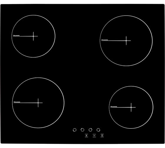 Изображение товара Электрическая варочная панель SImfer 9 уровней мощности, индикаторы остаточного тепла H60D14B001