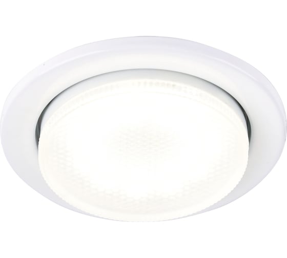 Изображение товара Встраиваемый светильник General Lighting Systems с термокольцом GX53, 100х18мм, белый, IP20, 2шт GCL-2GX53-H18-W 689160