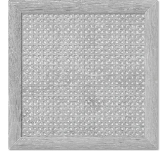 Изображение товара Экран для радиатора Стильный Дом Дамаско 60х60 см, дуб серый v546094