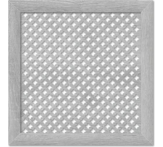 Изображение товара Экран для радиатора Стильный Дом Готико 60х60 см, дуб серый v545882