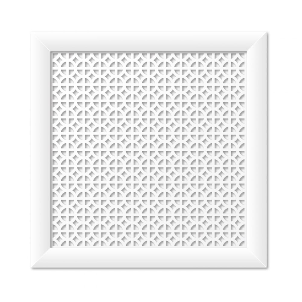 фото Экран для радиатора стильный дом сусанна 60х60 см, белый v545684