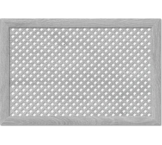 Изображение товара Экран для радиатора Стильный Дом Готико 90х60 см, дуб серый v545875