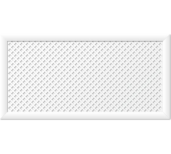 Изображение товара Экран для радиатора Стильный Дом Готико 120х60 см, белый v545714