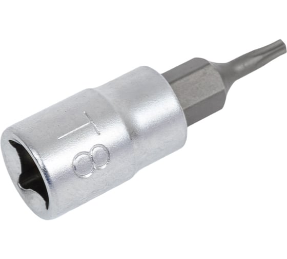 Изображение товара Головка торцевая TORX с отверстием T8, L=37 мм, 1/4"DR TOPTUL BCLA0808