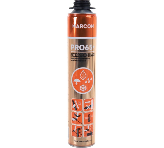 Изображение товара Всесезонная профессиональная монтажная пена MARCON PRO 65+ PM.PROF.MAR.PRO.65.VS