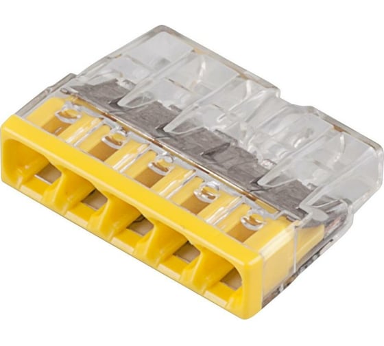 Изображение товара Клеммы WAGO 2273-245, 5Х2,5мм2, с пастой, упаковка 100шт 60932