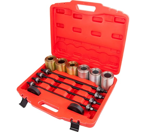 Изображение товара Набор для снятия и установки подшипников ступиц «гильзы» AV Steel 26 предметов AV-922036