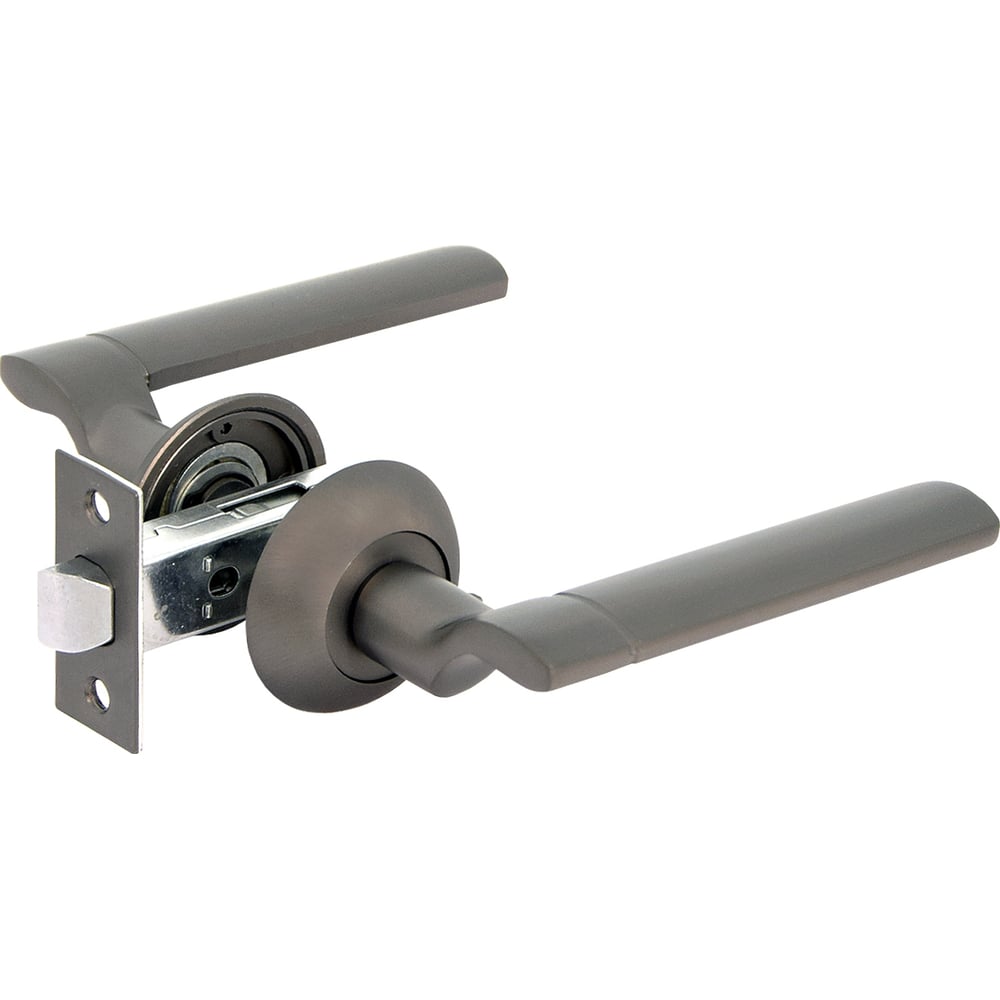 Изображение товара Комплект ручек и защелки для межкомнатных дверей Фабрика Замков FZ SET 49 L 100 GF