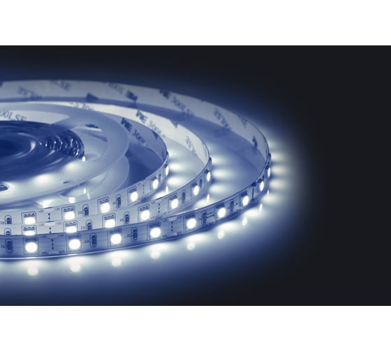 Изображение товара Светодиодная лента APEYRON 24В, 14.4Вт/м, smd5050, 60диодов/м, IP20, 1100Лм/м, холодный белый 309