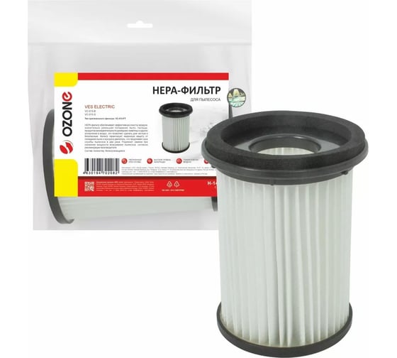 Изображение товара HEPA-фильтр для вертикального пылесоса VES ELECTRIC VC-015-S, VC-015-B, тип оригинального фильтра VC-015-FT OZONE H-140