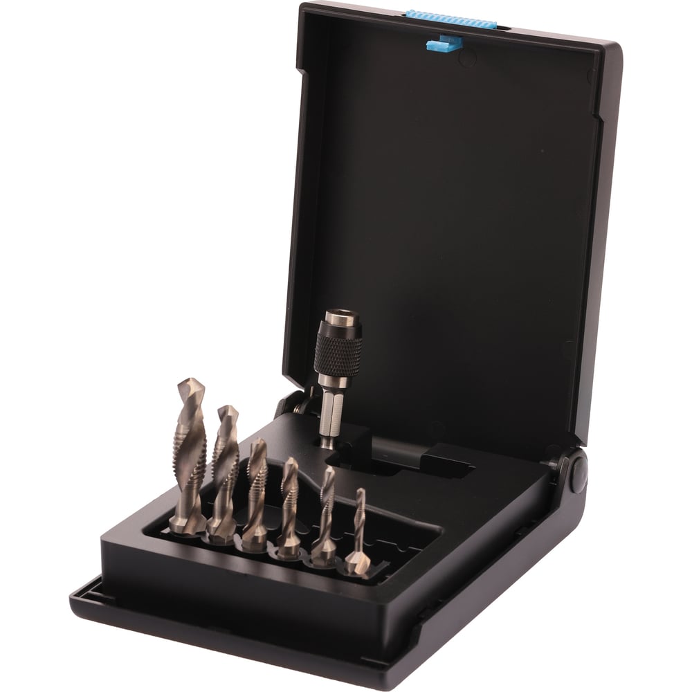 Изображение товара Набор метчиков для шуруповерта VOLKEL 3 в 1 M3-M10 HSS-G 7шт