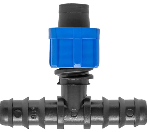 Изображение товара Тройник переходной с трубки капельного полива на капельную ленту MasterProf 16 мм, 10 шт ДС.060092.10