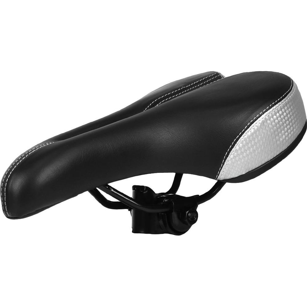 Изображение товара Седло для велосипеда JOY KIE DS-2424 анатомическое грушевидное 265x145 мм черное