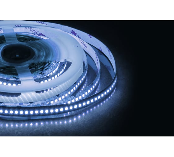 Изображение товара Светодиодная лента Apeyron 24В, 24Вт/м, smd2835, 240д/м, IP20, 2700Лм/м, подложка 10мм, 5м, 6500К 00-302