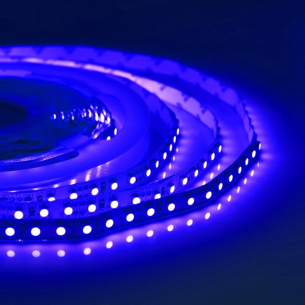 Изображение товара Светодиодная лента APEYRON 12В SMD 3528 синий 5м IP20