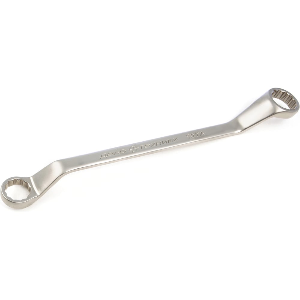 Изображение товара Накидной ключ Дело Техники 19x22 мм двусторонний изогнутый 12-гранный