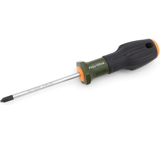 Изображение товара Отвертка c 3-х компонентной ручкой Дело Техники PH2x100 мм 722024
