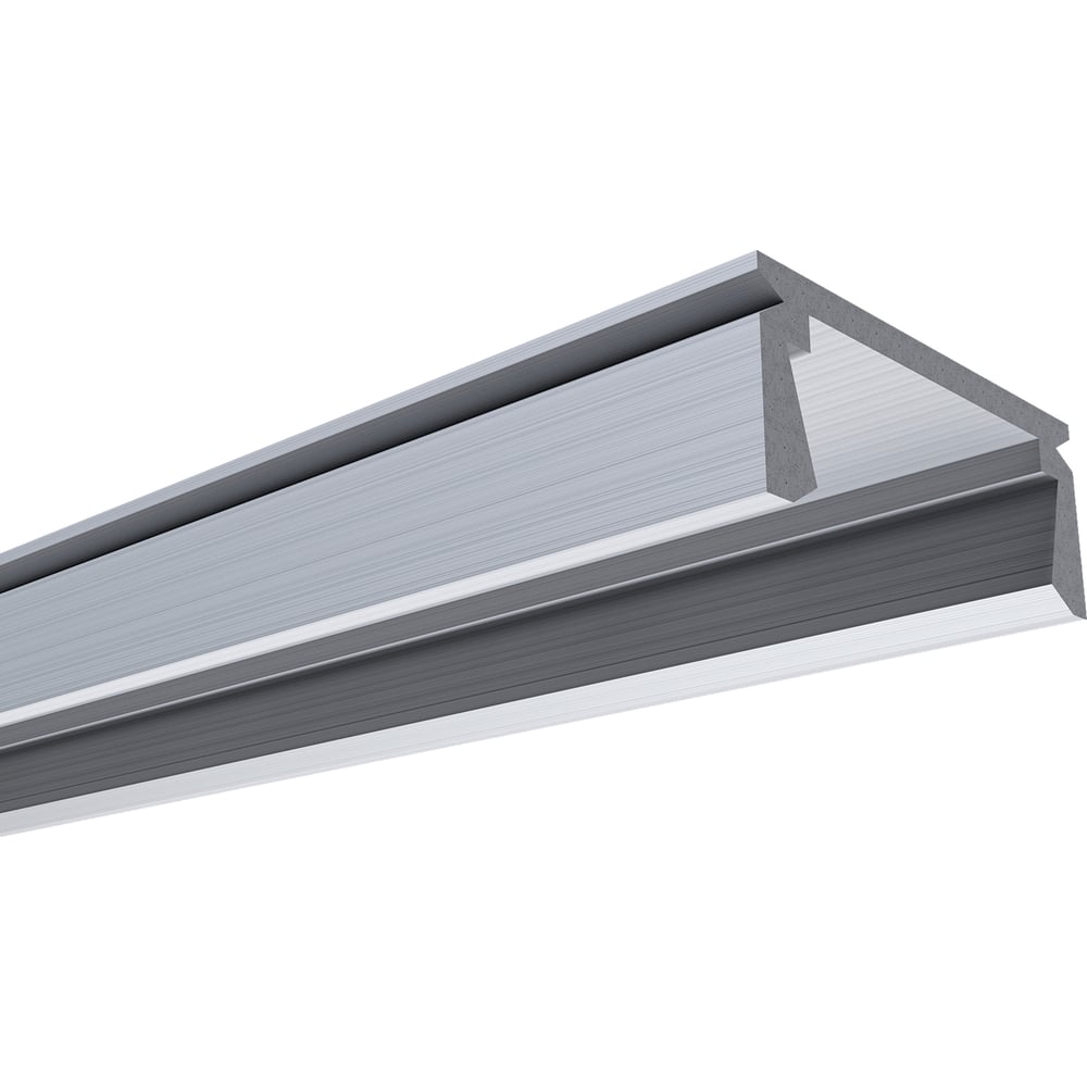 Накладной прямой алюминиевый профиль для светодиодной ленты Apeyron профиль накладной 42х45мм алюминиевый 2м cab268