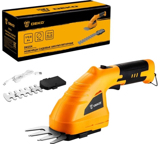 Изображение товара Ножницы садовые аккумуляторные DEKO DKGS4 063-4470
