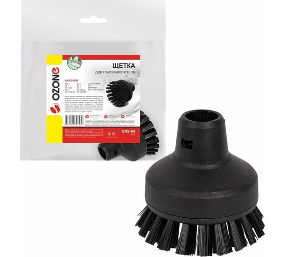 Изображение товара Щетка круглая, большая, синтетическая щетина, для пароочистителя KАRCHER, 2.863-022.0 OZONE UNS-04