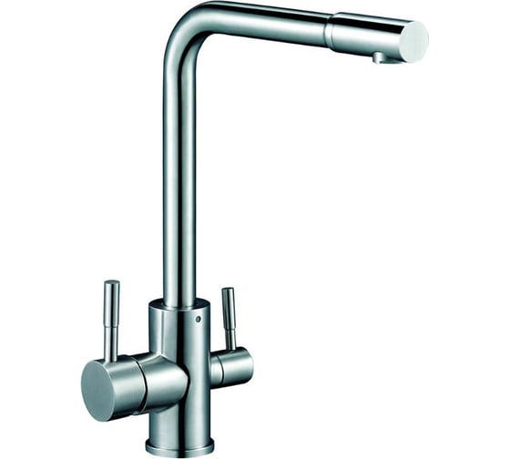 Изображение товара Смеситель для кухни G-lauf с биканальным изливом, нержавеющая сталь ZAP18-A090