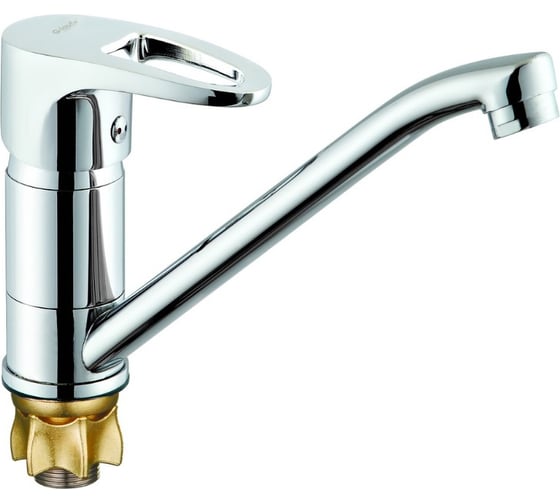 Изображение товара Смеситель для кухни G-lauf с плоским поворотным изливом, хром 4G4-A180