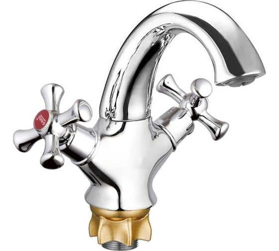 Изображение товара Смеситель для раковины умывальника G-lauf с коротким поворот изливом, хром QML1-A827