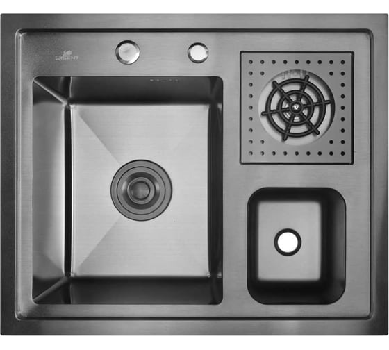 Изображение товара Кухонная мойка из нержавеющей стали WISENT с PVD покрытием WM36050B
