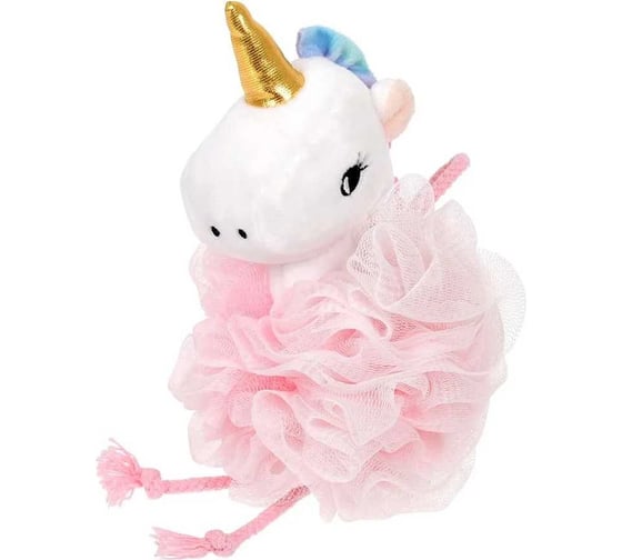 Изображение товара Мочалка для нежной и чувствительной кожи Банные Штучки "Единорожка", 17x12 см, soft, для бани и сауны 40378