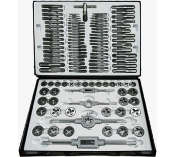 Изображение товара Набор метчиков и плашек Torin универсальный 110 пр TRX0110