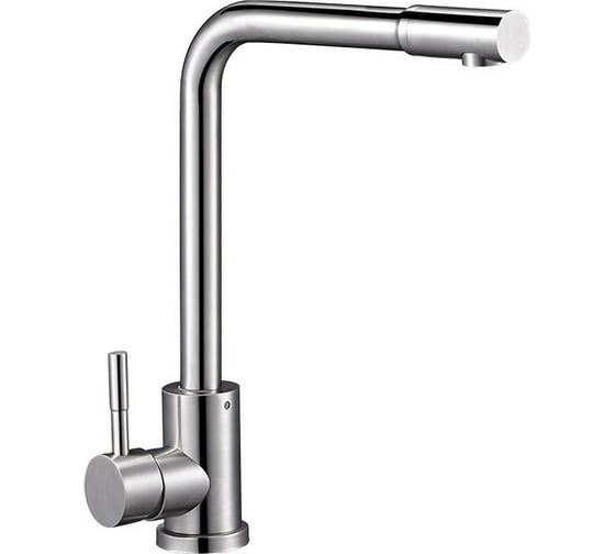 Изображение товара Смеситель для кухни Solone с высоким поворотным изливом, нержавеющая сталь EZA4-B090