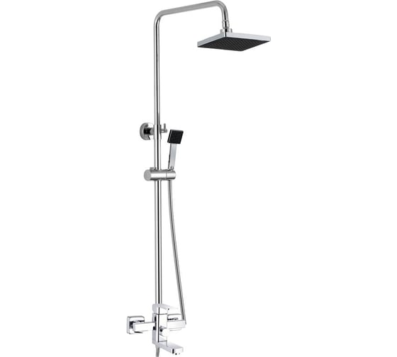 Изображение товара Душевая стойка со смесителем G-lauf поворотный излив, хром NEB16-A123