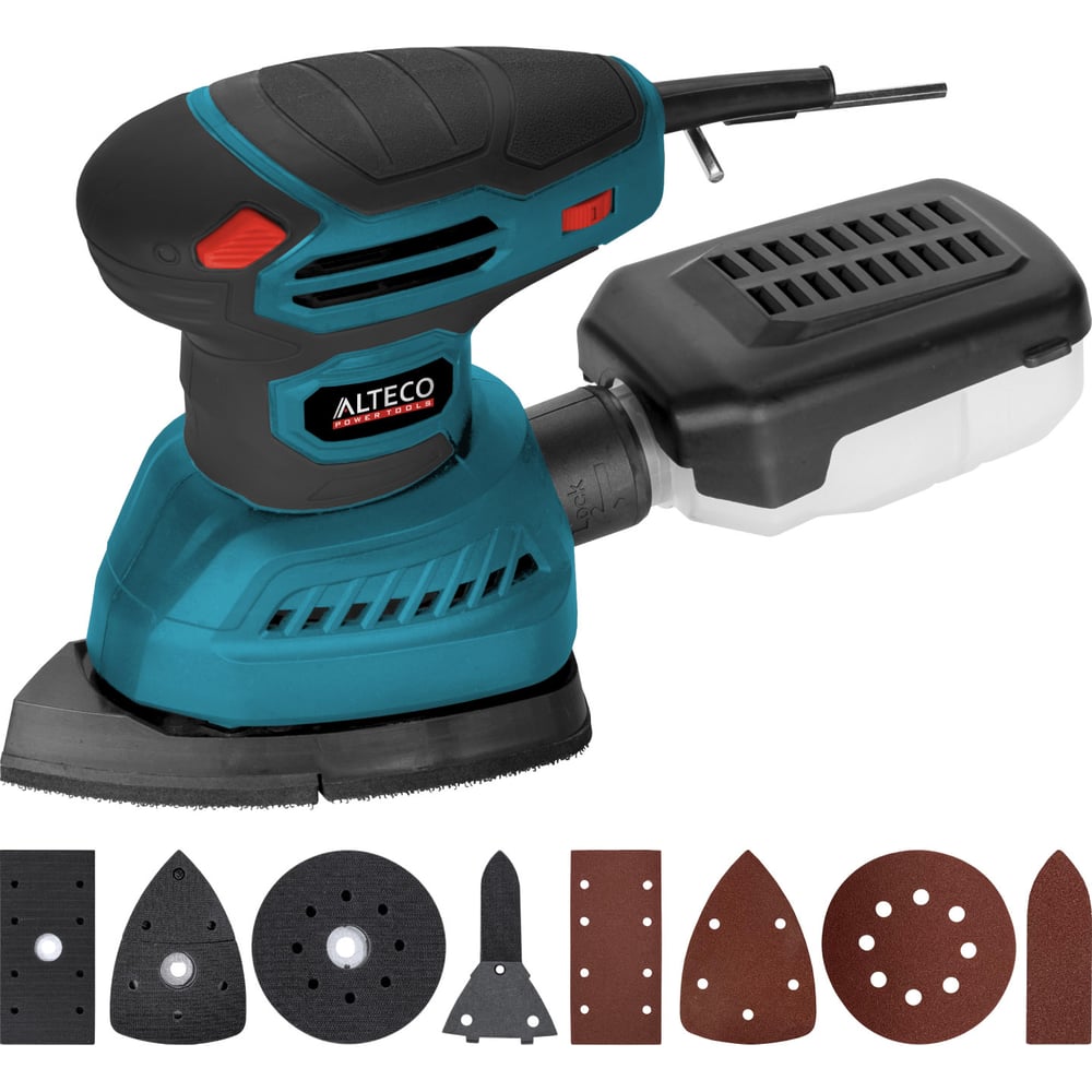 Изображение товара Виброшлифмашина ALTECO SN 240-4 63300 для бытовой шлифовки и полировки