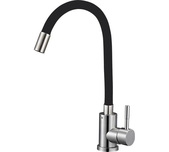 Изображение товара Смеситель для кухни Solone с гибким цветным изливом EZA4-F090KB