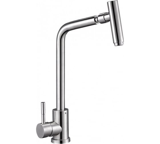 Изображение товара Смеситель для кухни Solone с высоким поворотным изливом, нержавеющая сталь EZA4-C090