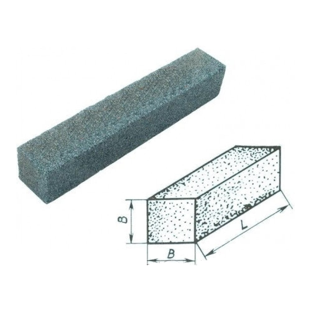 Изображение товара Брусок шлифовальный CNIC 40x20x200 мм 63C 25 СТ1 GC F60 O