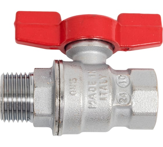 Изображение товара Шаровой кран Giacomini латунь хром R854 15 Ру35 ВР/НР бабочка R854X023 007-5501