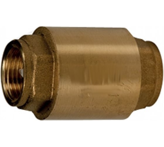 Изображение товара Обратный клапан Giacomini латунь осевой R60 20 Ру16 Тмакс-110 оС ВР G3/4 дюйма 019-0265