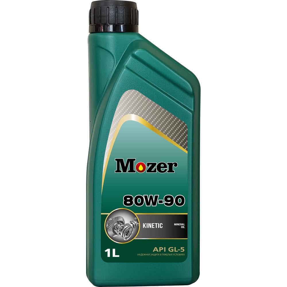 Изображение товара Трансмиссионное масло Mozer Kinetic SAE 80w-90, API GL-5, канистра 1 л 4636380