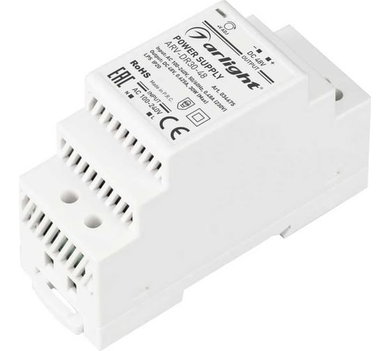 Изображение товара Блок питания Arlight ARV-DR30-48 1шт 034675