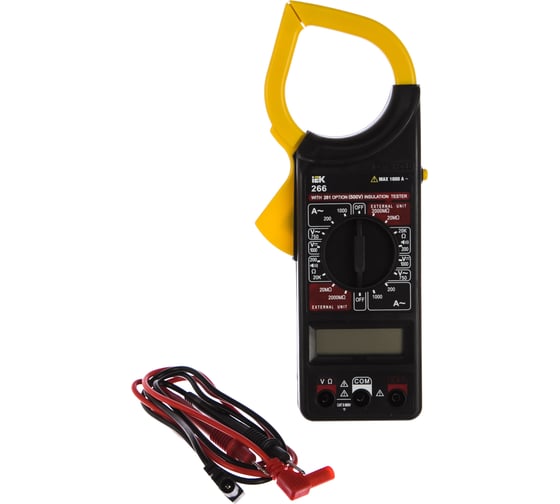 Изображение товара Токоизмерительные клещи IEK Expert 266 TCM-1S-266 278506