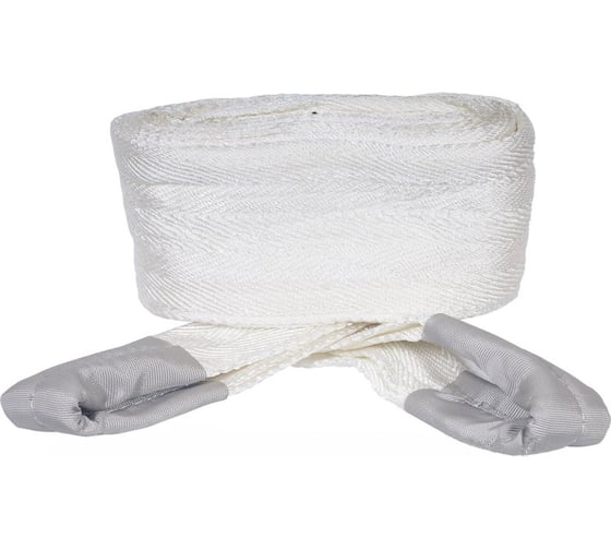 Изображение товара Буксировочный рывковый динамический трос АвтоDело 6 т. лента 5 м. петля-петля 44406 15543