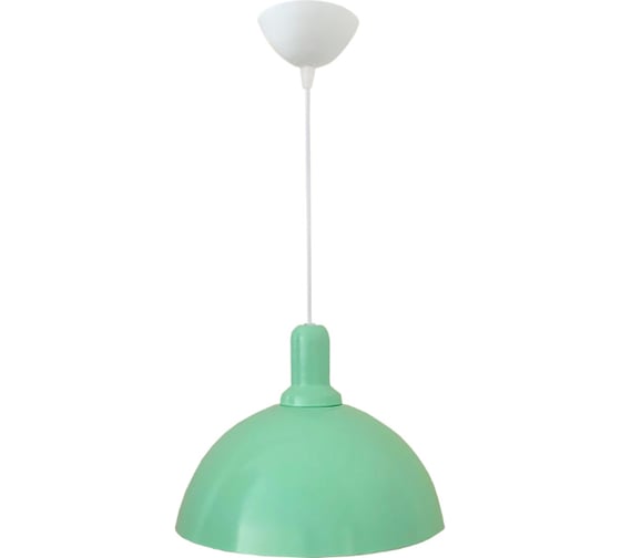 Изображение товара Светильник Apeyron декоративный, подвесной, металлический, Е27 15Вт, 220В, мятный / 12-105