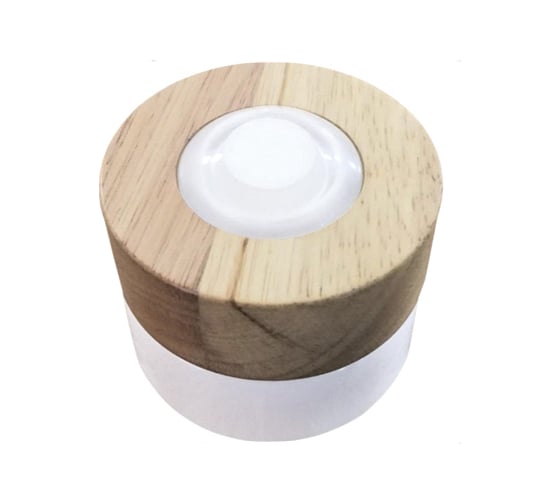 Изображение товара Светильник Apeyron светодиодный накладной, деревянный корпус, 3Вт, 3000К, D80х60 мм / 12-100