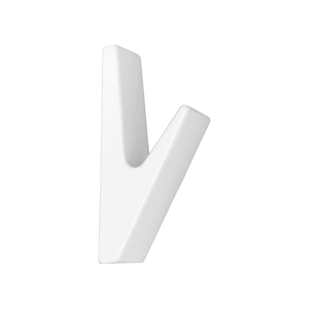 Изображение товара Крючок мебельный Trodos 1641 1-рожковый белый матовый