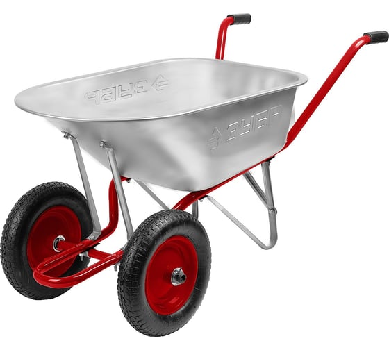 Изображение товара Садово-строительная двухколесная тачка Зубр Т-21 180 кг 39952