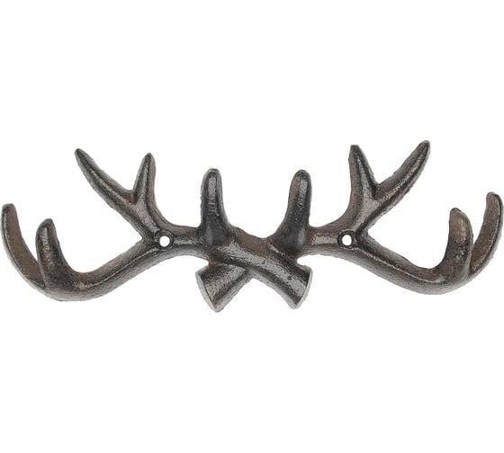 Изображение товара Декоративный крючок Репка Рога Оленя EDCJ162 чугун 47052
