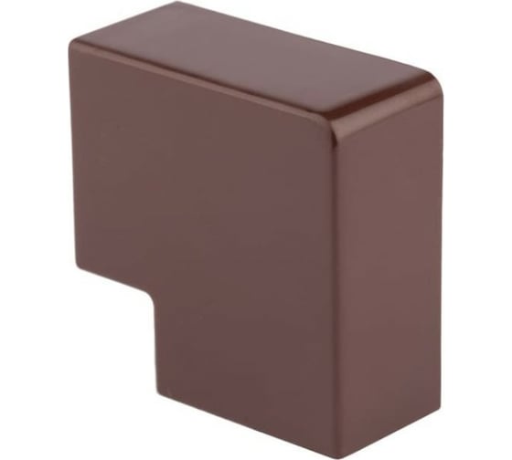 Изображение товара Поворот EKF 90 градусов 40х25 4 шт Plast PROxima под темное дерево abd-40-25x4